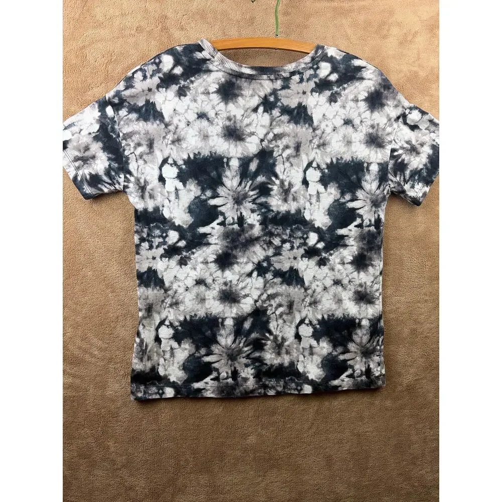 Justice Girls Snoopy DJ Tie Dye Oversized Graphic T Shirt Size XL 18/20 Peanuts